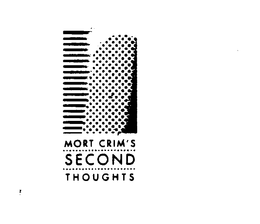 MORT CRIM'S SECOND THOUGHTS logo