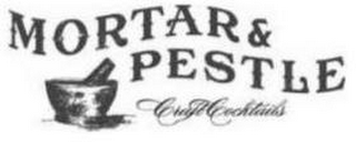 MORTAR & PESTLE CRAFT COCKTAILS logo