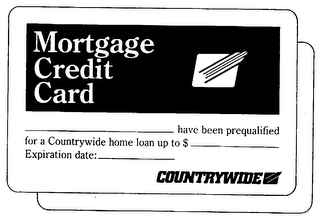 MORTGAGE CREDIT CARD COUNTRYWIDE logo