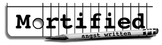 MORTIFIED ANGST WRITTEN logo