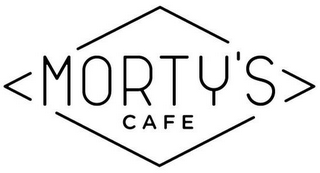 MORTY'S CAFE logo