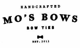 MO'S BOWS HANDCRAFTED BOW TIES EST. 2011 logo