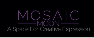 MOSAIC MOON A SPACE FOR CREATIVE EXPRESSION logo