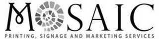 MOSAIC PRINTING, SIGNAGE AND MARKETING SERVICES logo