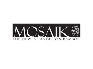 MOSAIK THE NEWEST ANGLE ON BAMBOO logo