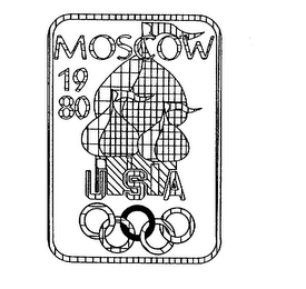 MOSCOW 1980 USA logo