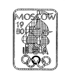 MOSCOW 1980 USA logo