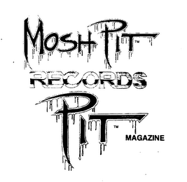 MOSH PIT RECORDS PIT MAGAZINE logo