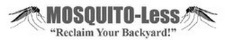 MOSQUITO-LESS RECLAIM YOUR BACKYARD logo