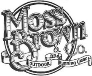 MOSS BROWN & CO. OUTDOOR AND RUNNING GEAR logo