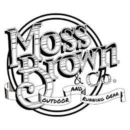 MOSS BROWN & CO. OUTDOOR AND RUNNING GEAR logo