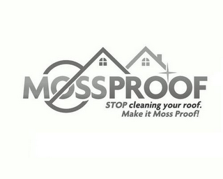 MOSSPROOF STOP CLEANING YOUR ROOF. MAKEIT MOSS PROOF! logo
