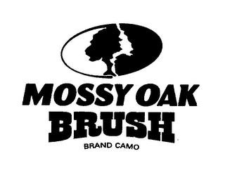 MOSSY OAK BRUSH BRAND CAMO logo