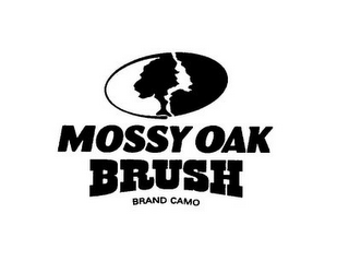 MOSSY OAK BRUSH BRAND CAMO logo
