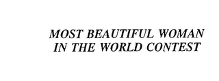 MOST BEAUTIFUL WOMAN IN THE WORLD CONTEST logo