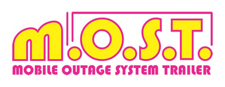 M.O.S.T. MOBILE OUTAGE SYSTEM TRAILER logo