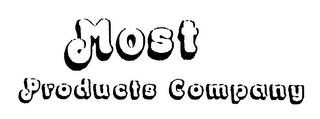 MOST PRODUCTS COMPANY logo