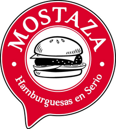 MOSTAZA HAMBURGUESAS EN SERIO logo