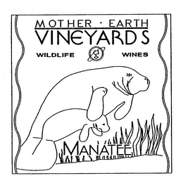 MOTHER EARTH VINEYARDS WILDLIFE WINES MANATEE logo
