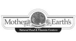 MOTHER EARTH'S STOREHOUSE NATURAL FOOD & VITAMIN CENTERS logo