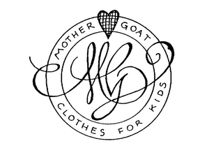 MOTHER GOAT CLOTHES FOR KIDS MG logo