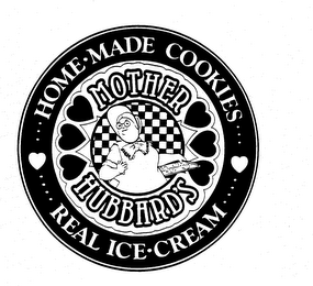 MOTHER HUBBARD'S HOME MADE COOKIES REAL ICE CREAM logo