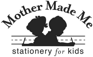 MOTHER MADE ME STATIONERY FOR KIDS logo