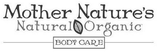 MOTHER NATURE'S NATURAL ORGANIC BODY CARE logo