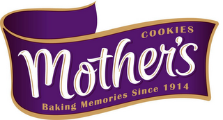 MOTHER'S COOKIES BAKING MEMORIES SINCE 1914 logo