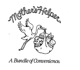 MOTHER'S HELPER A BUNDLE OF CONVENIENCE. logo