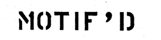 MOTIF'D logo