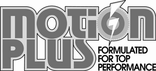 MOTION PLUS FORMULATED FOR TOP PERFORMANCE logo