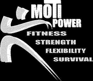 MOTIPOWER FITNESS STRENGTH FLEXIBILITY SURVIVAL logo