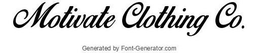 MOTIVATE CLOTHING CO. GENERATED BY FONT-GENERATOR.COM logo