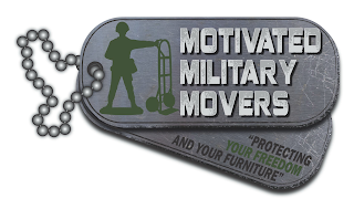 MOTIVATED MILITARY MOVERS "PROTECTING YOUR FREEDOM AND YOUR FURNITURE" logo