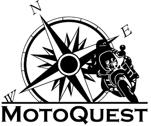 MOTOQUEST W N E logo