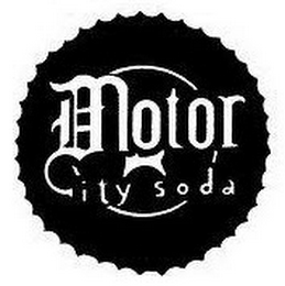 MOTOR CITY SODA logo
