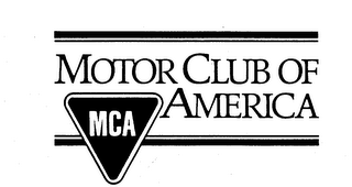 MOTOR CLUB OF AMERICA MCA logo