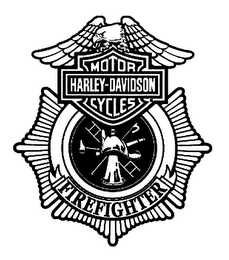 MOTOR HARLEY-DAVIDSON CYCLES FIREFIGHTER logo