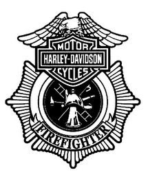 MOTOR HARLEY-DAVIDSON CYCLES FIREFIGHTER logo