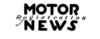 MOTOR REGISTRATION NEWS logo