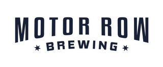 MOTOR ROW BREWING logo