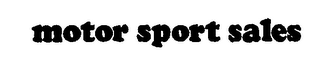 MOTOR SPORT SALES logo