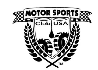 MOTOR SPORTS CLUB USA PMS BLACK logo
