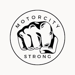 MOTORCITY STRONG logo