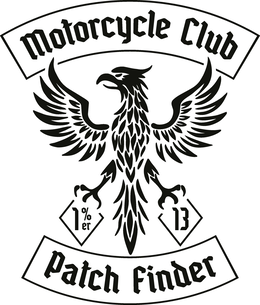 MOTORCYCLE CLUB PATCH FINDER 1%ER 13