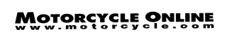 MOTORCYCLE ONLINE WWW. MOTORCYCLE. COM logo