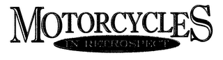 MOTORCYCLES IN RETROSPECT logo