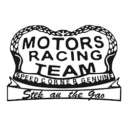 MOTORS RACING TEAM SPEED CORNER GENUINESTEK AU THE GAO logo