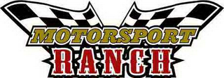 MOTORSPORT RANCH logo